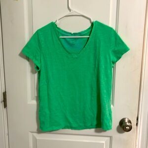 Kelly green full length tee
